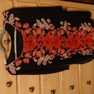 Alfani 3/4 sheer sleeve tunic, size XL